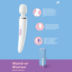 Satisfyer Wand-er  Woman White