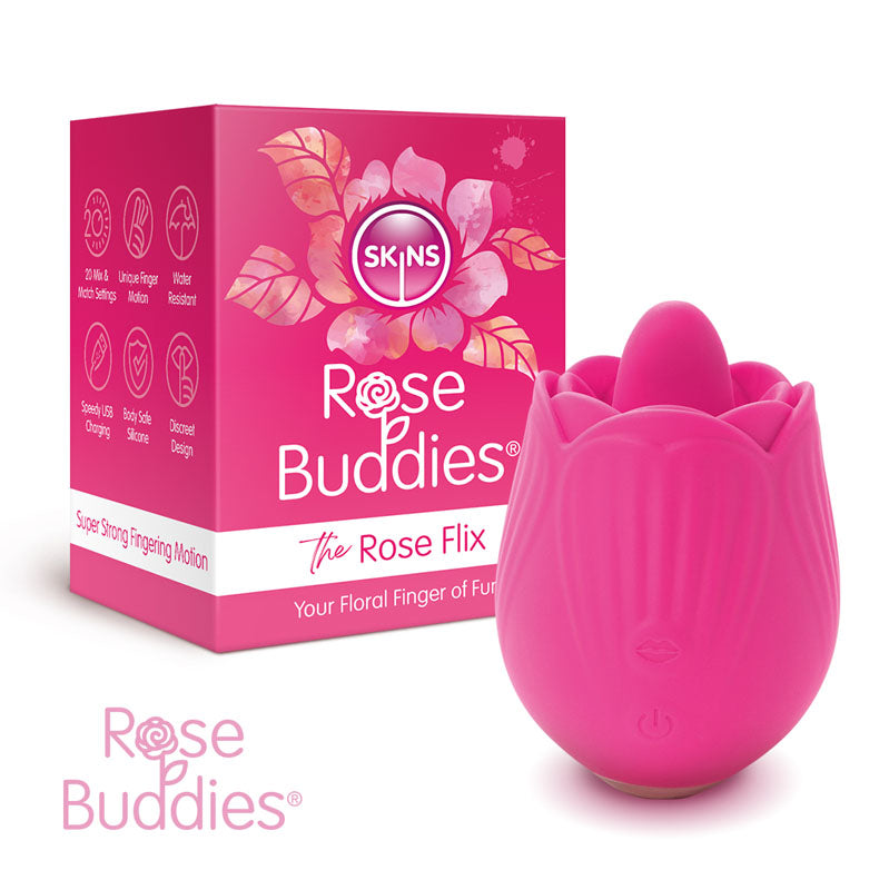 Skins Rose Buddies - The Rose Flix Clit Stimulator