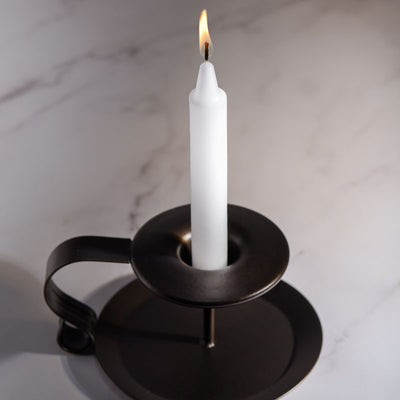 LaCire Drip Pillar Candles - white