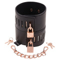 Lockable Vented Hand Cuffs - Black