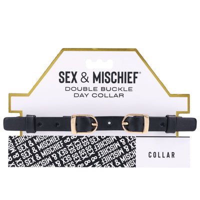 Sex & Mischief Double Buckle Day Collar