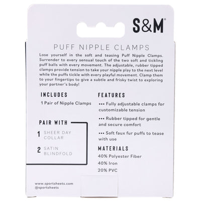 Sex & Mischief Puff Nipple Clamps