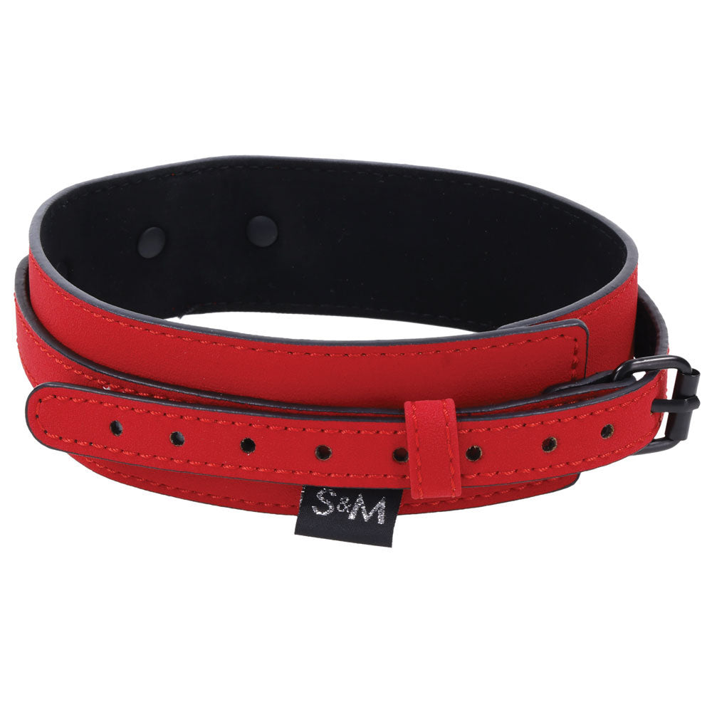 S&M Amor Collar and Leash - Red