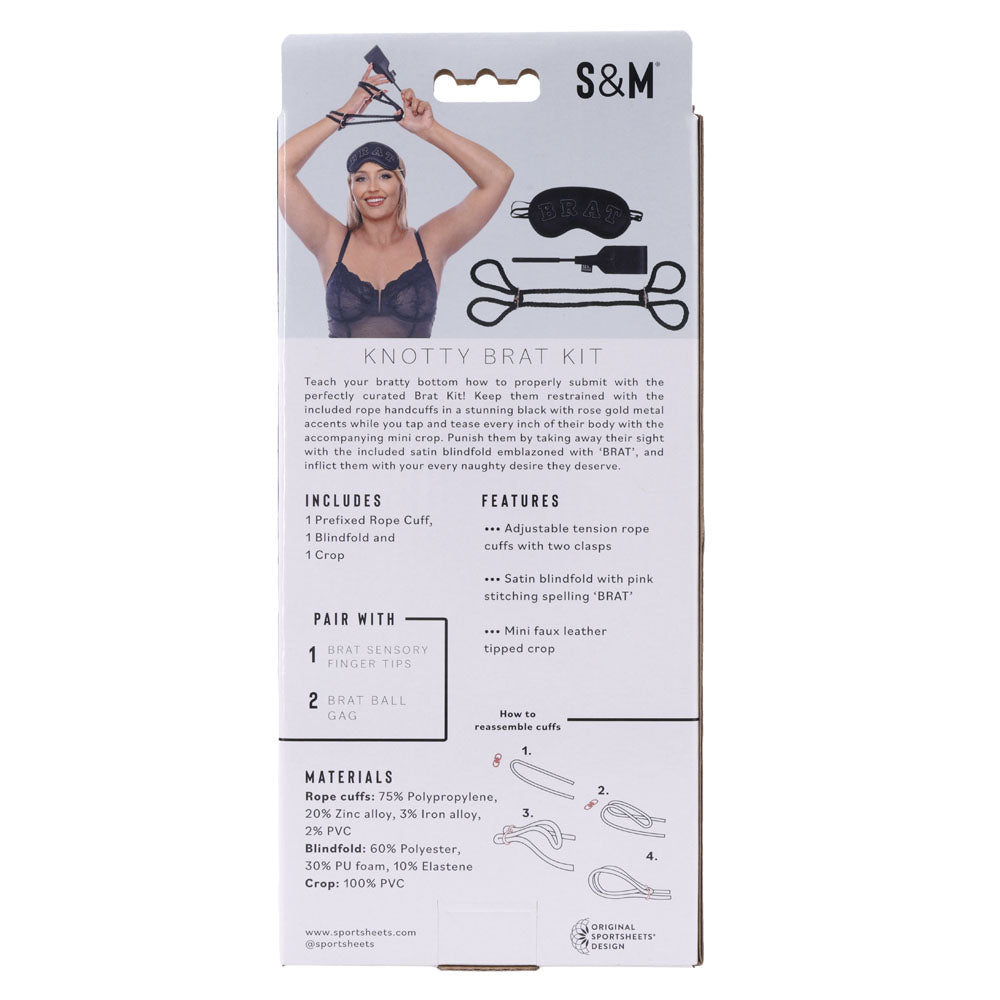 Sex & Mischief Knotty BRAT - BDSM Kit