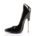 Scream High heel Pump with 6 inch heel - Black Patent