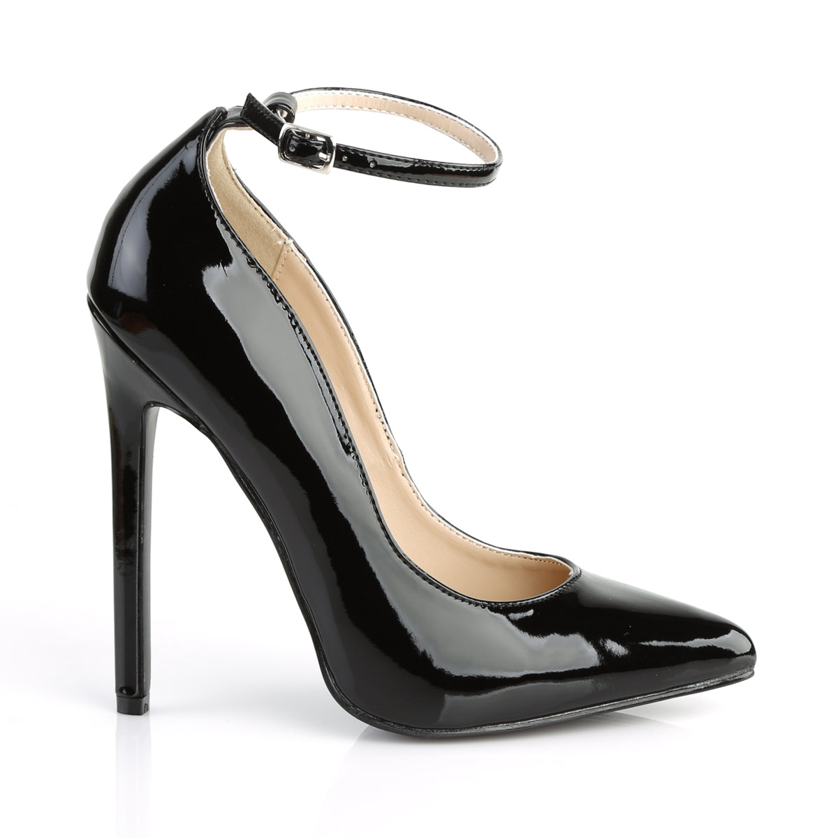 Sexy 23 Pump with 5 inch heel - Black Patent