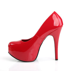 Teeze 06W Wide fit Pump with 5. 3/4 inch heel - Red Patent