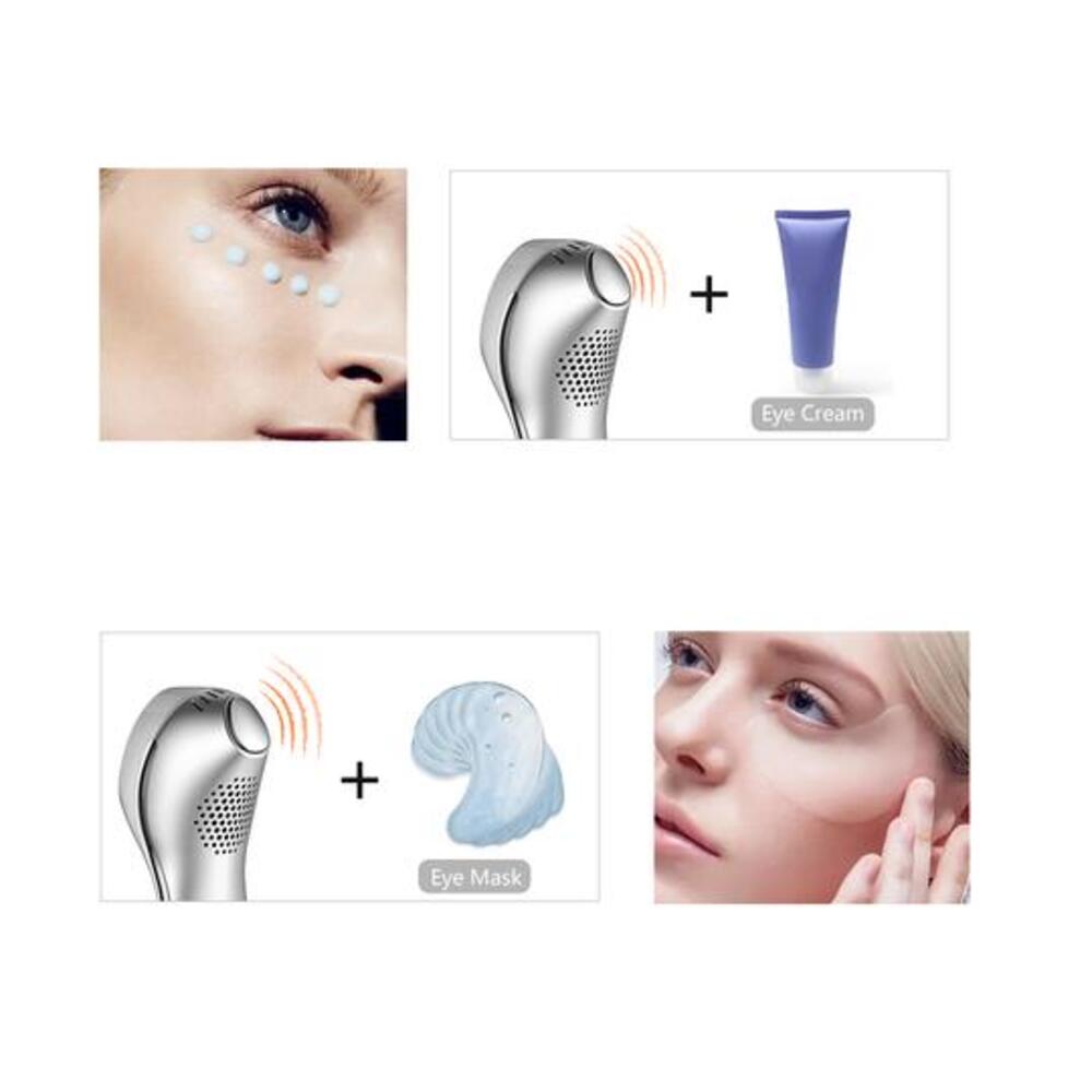 TOUCH Beauty Hot/Cool Sonic Vibration Facial & Eye Massager (Skin Rejuvenator)