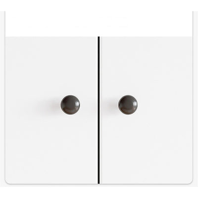 3 Door Storage Wardrobe - White