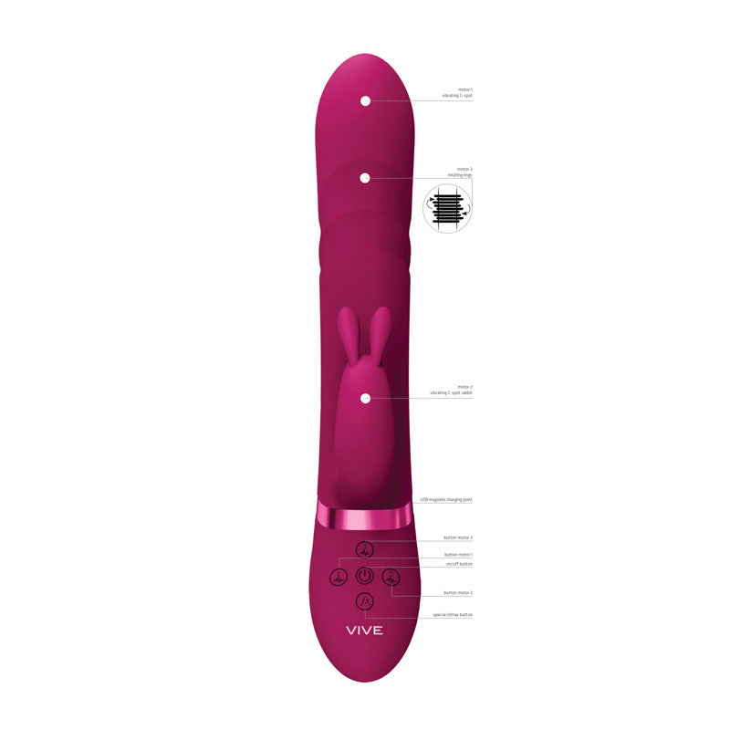 VIVE Nari - G-Spot & Clit Rabbit - Pink