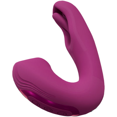 VIVE Yuna G-Spot & Clit Sucking Vibrator - Pink