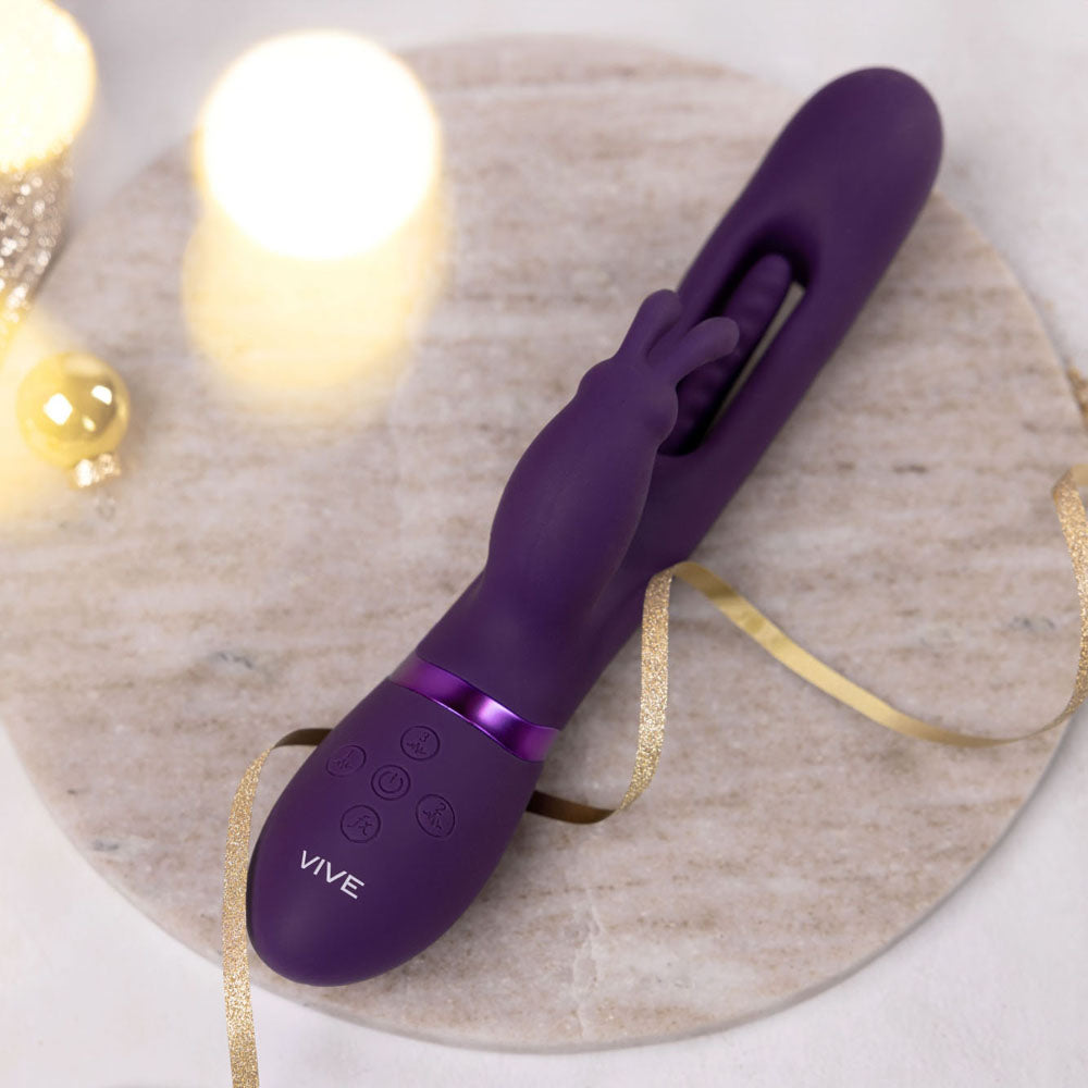 VIVE Mika Clit & G-Spot Rabbit - Purple