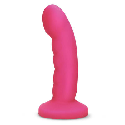 WhipSmart 6'' Ripple Rechargeable & Remote Controlled Vibrating Dildo - Pink