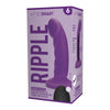 WhipSmart 6'' Ripple Rechargeable & Remote Controlled Vibrating Dildo - Purple