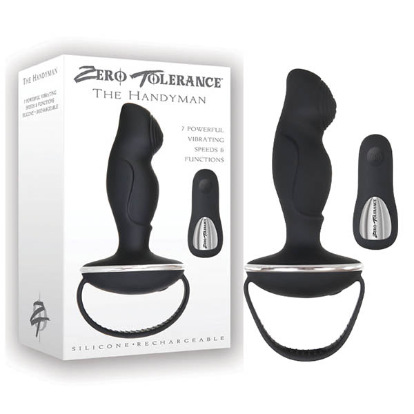 Zero Tolerance The Handyman - Rechargeable Vibrating Anal Plug with Remote
