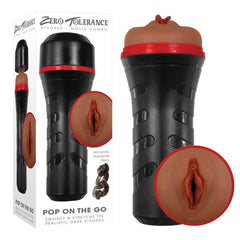 Zero Tolerance POP ON THE GO - Dark Vagina Masturbator