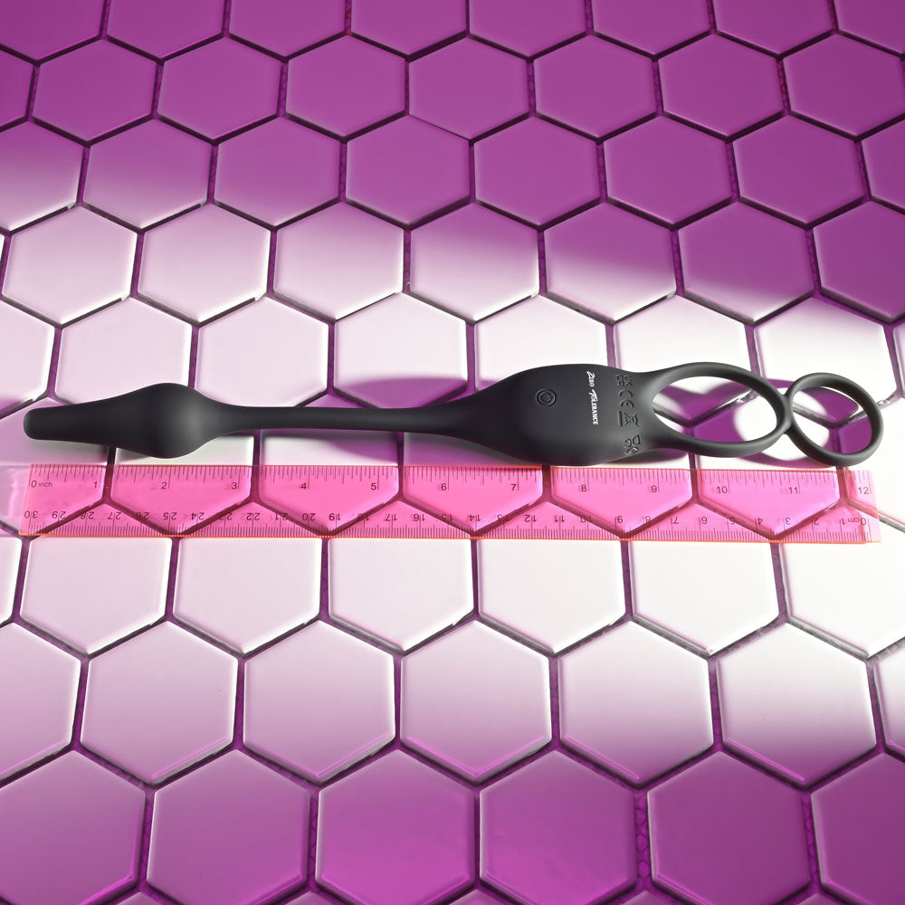 Zero Tolerance PLUG & TUG Vibrating Anal Plug with Cock Ring