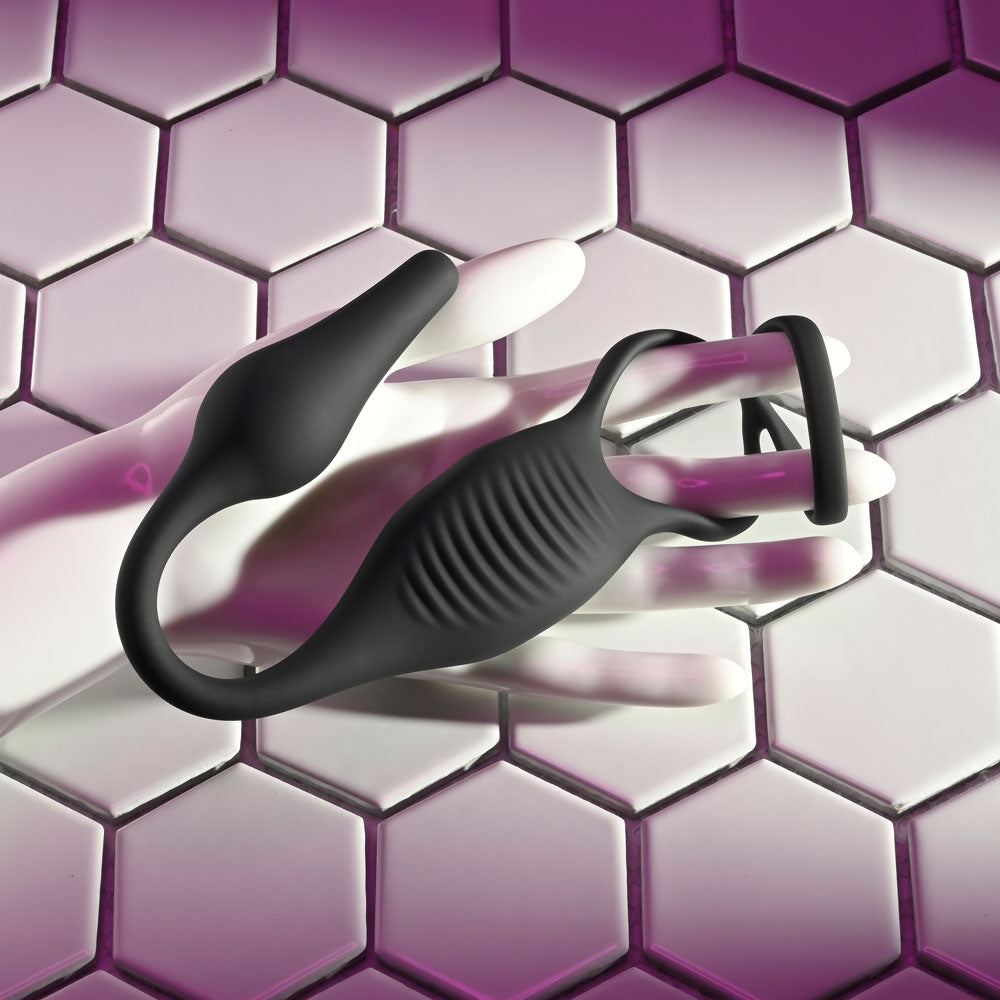 Zero Tolerance PLUG & TUG Vibrating Anal Plug with Cock Ring