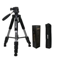 Professional grade portable aluminum tripod for SLR camera