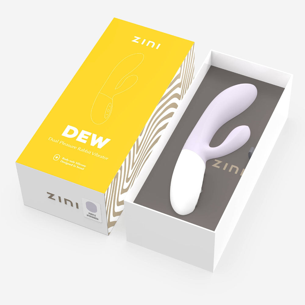 Zini Dew Rabbit Vibrator - Purple