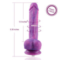 HSA70 Large Vibrating Dildo with Remote 21.4cm