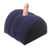 Domed sex pillow with dildo holder