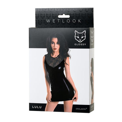 Glossy Wetlook Dress Lulu - 4 sizes