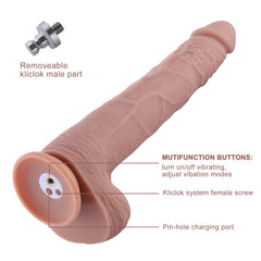 Hismith HSA69 HUGE 30cm Vibrating Dildo with Remote Control