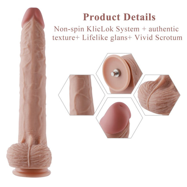 Hismith HSA69 HUGE 30cm Vibrating Dildo with Remote Control