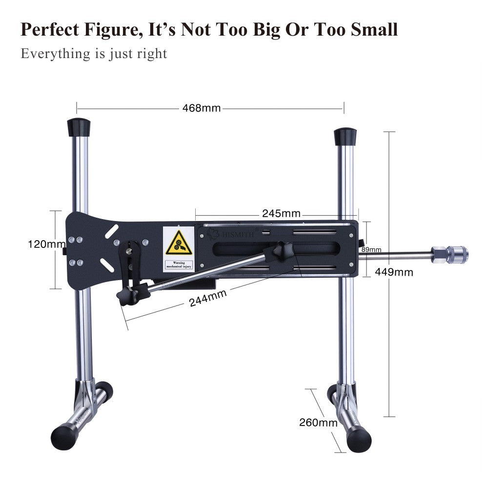 Hismith HS06 Sex Machine package BUNDLE003 with 7 attachments