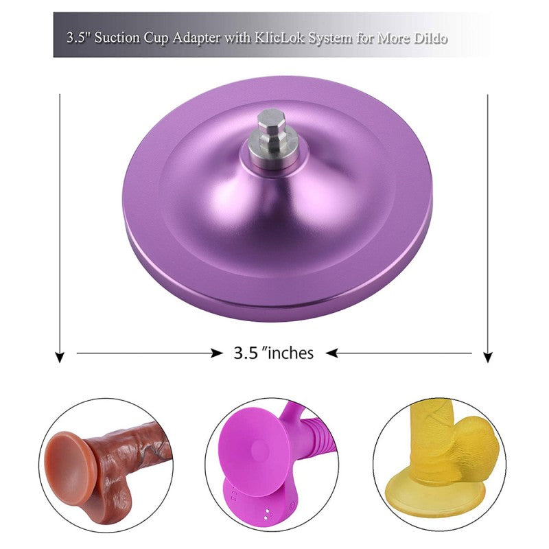 Hismith Accessory HSC25 suction cup dildo adaptor Violet medium