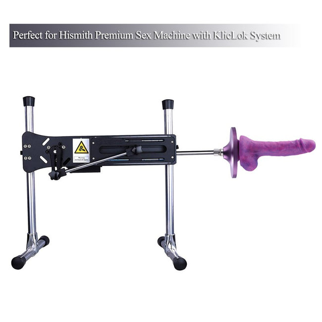 Hismith Accessory HSC25 suction cup dildo adaptor Violet medium
