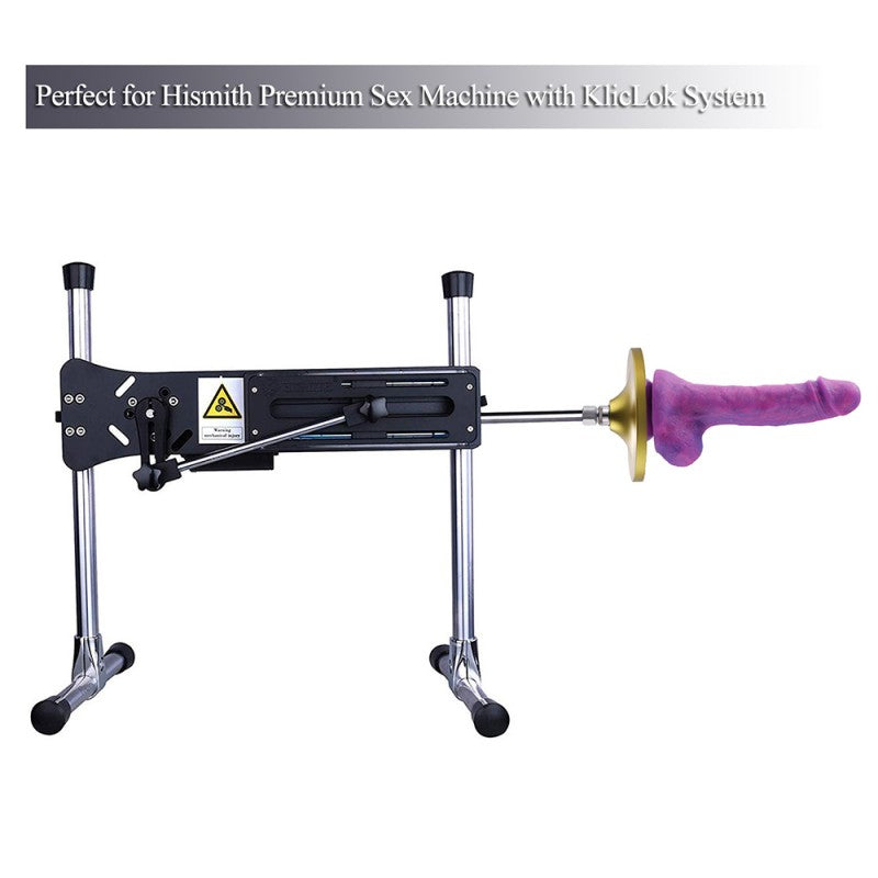 Hismith Accessory HSC31 suction cup dildo adaptor LARGE Gold