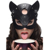 Naughty Kitty leather mask