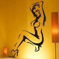 Wall silhouette sticker made of PVC. Image 14