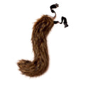 Fur tail clip on - brown