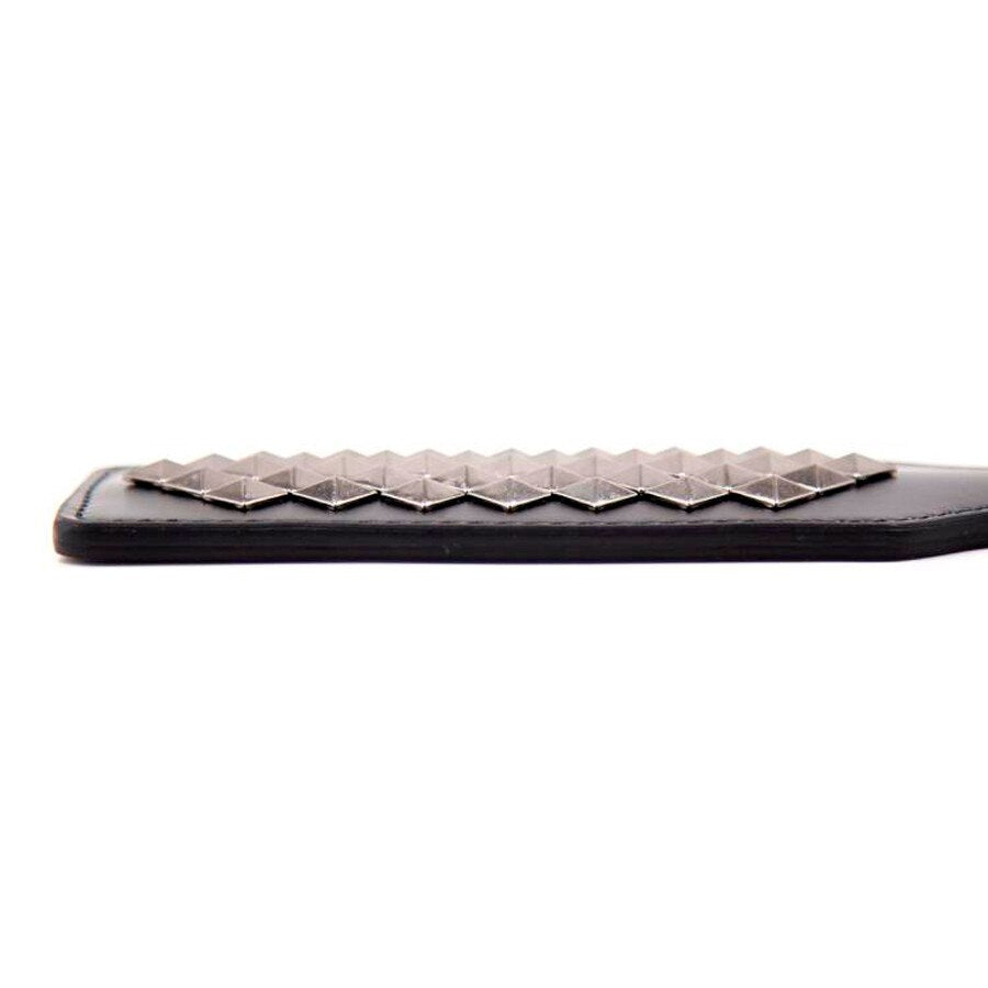 Studded leather bound paddle
