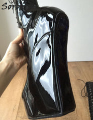 Sorbern 85cm long extreme high heelless boots for pony play & BDSM