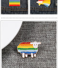LGBT Pride lapel badges - 7 assorted styles