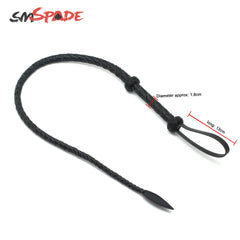 Leather whip 95cm microfiber leather by SM Spade