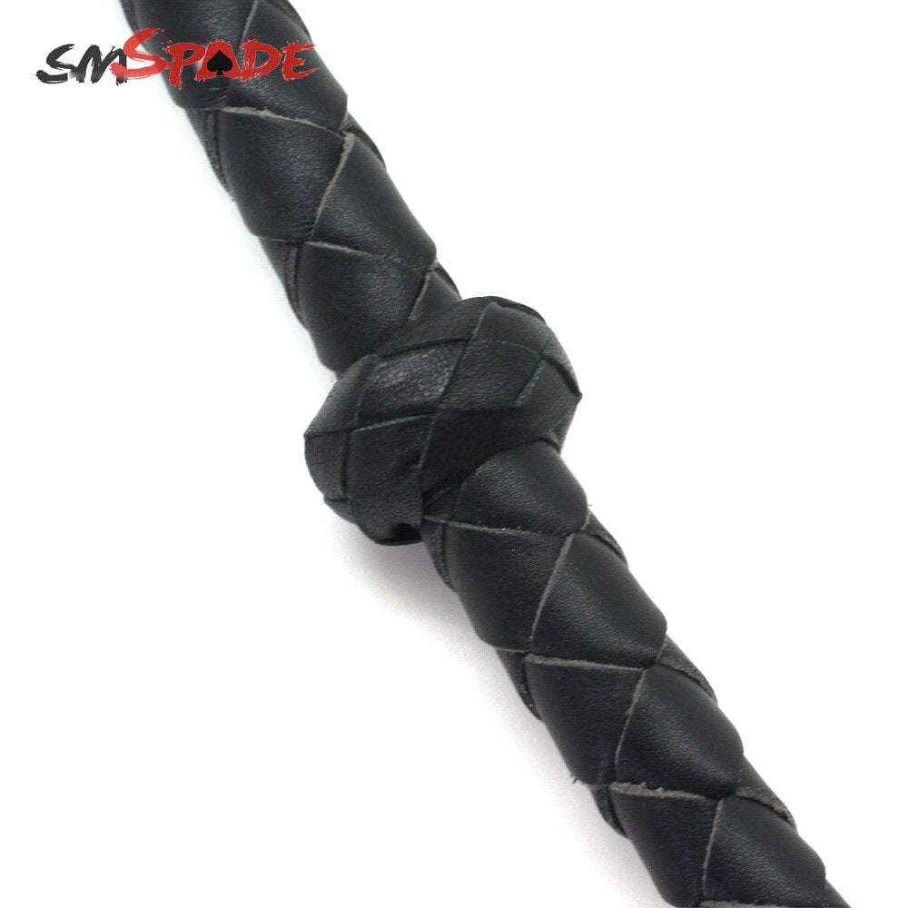Leather whip 95cm microfiber leather by SM Spade