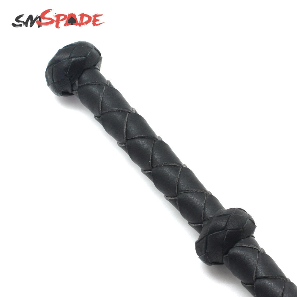Leather whip 95cm microfiber leather by SM Spade