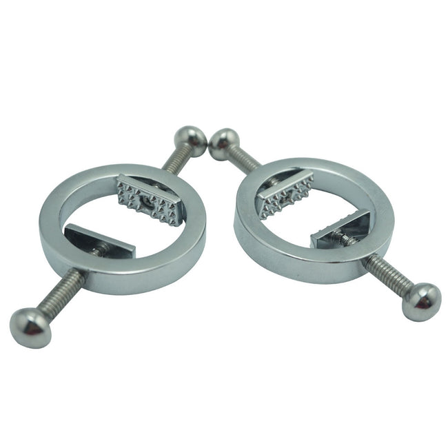 Nipple clamps in stainless steel adjustable