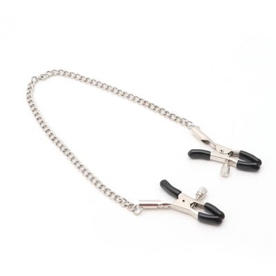 Nipple clamps adjustable with chain