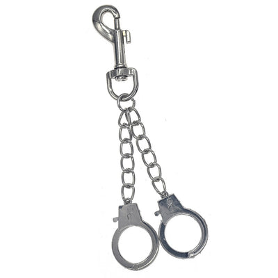 Handcuffs fashion accessory. Novelty size in various designs