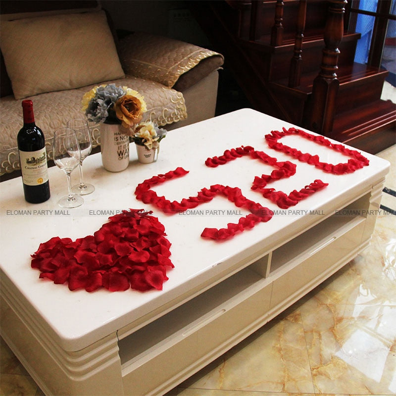 Rose petals 500 pcs per pack. Myriad of colour choices