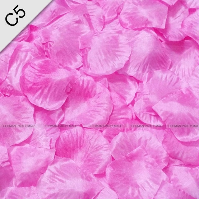 Rose petals 500 pcs per pack. Myriad of colour choices