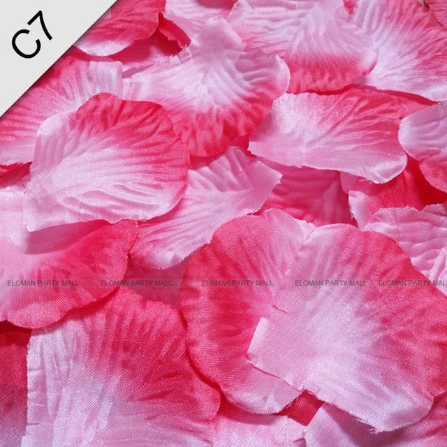 Rose petals 500 pcs per pack. Myriad of colour choices