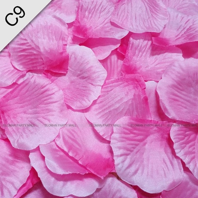Rose petals 500 pcs per pack. Myriad of colour choices