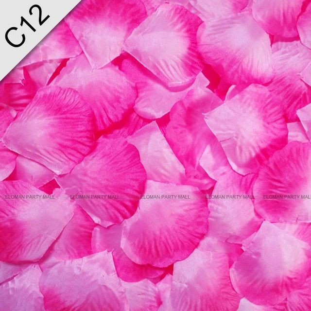 Rose petals 500 pcs per pack. Myriad of colour choices